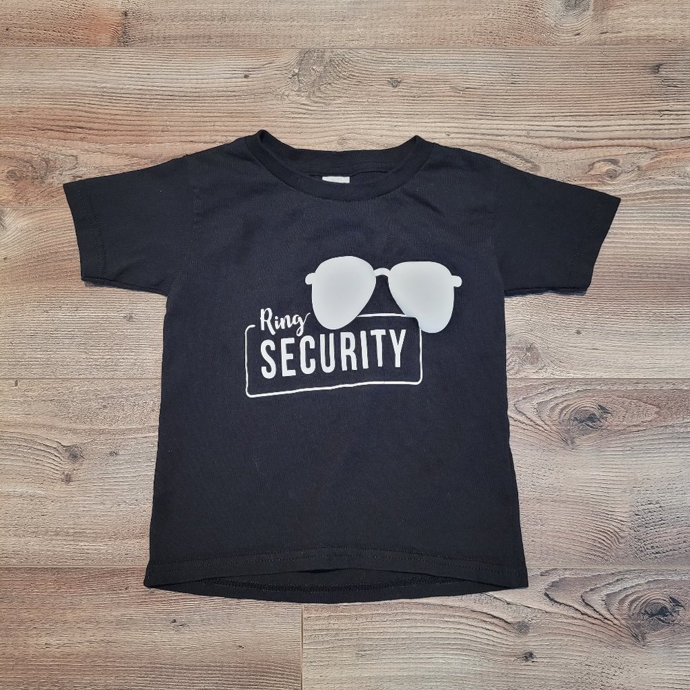 Black Ring Bearer Shirt